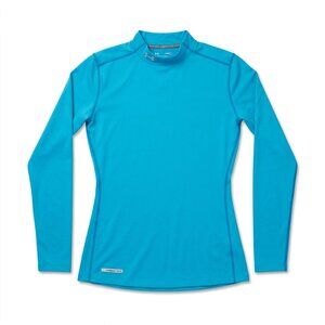 Under Armour ColdGear Mock – Blue Compression Base Layer – Size Large